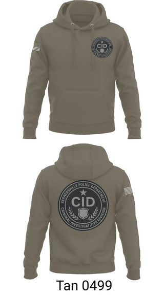 Hoodie, Kernersville Police Department Criminal Investigative Division, Police, Teamtime, Team time, sublimation, custom sports apparel, team uniforms, spirit wear, spiritwear, sports uniforms, custom shirts, team store, custom team store, fundraiser sports, apparel fundraiser