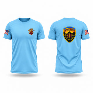 Old School Cotton Feel Shirt, Wall Ambulance Service, EMS/EMT, Teamtime, Team time, sublimation, custom sports apparel, team uniforms, spirit wear, spiritwear, sports uniforms, custom shirts, team store, custom team store, fundraiser sports, apparel fundraiser