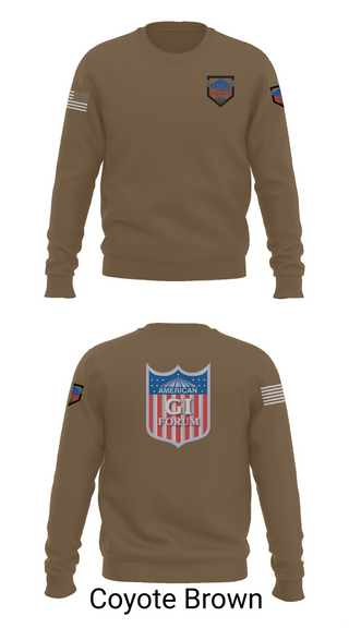 Crew Neck Sweatshirt, Agif board, Army, Teamtime, Team time, sublimation, custom sports apparel, team uniforms, spirit wear, spiritwear, sports uniforms, custom shirts, team store, custom team store, fundraiser sports, apparel fundraiser