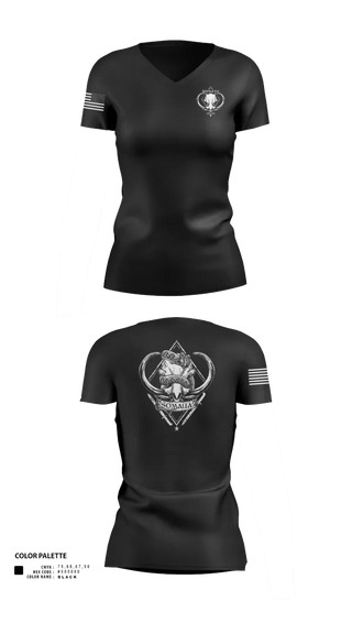 Womens Short Sleeve Vneck Shirt, CJTF-HOA, Army, Teamtime, Team time, sublimation, custom sports apparel, team uniforms, spirit wear, spiritwear, sports uniforms, custom shirts, team store, custom team store, fundraiser sports, apparel fundraiser