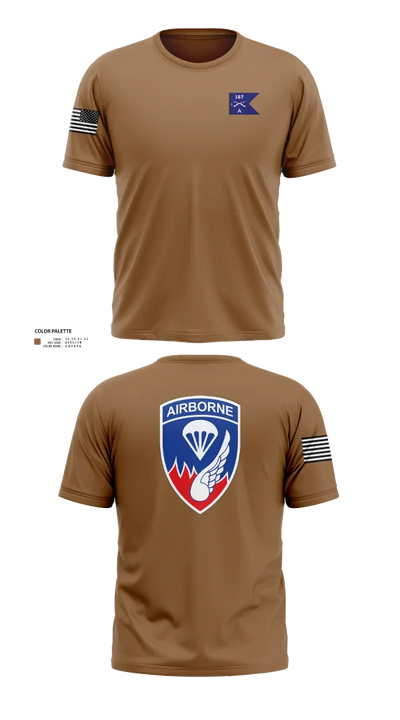 187 infantry 29160821 Old School Cotton Feel Shirt - 20
