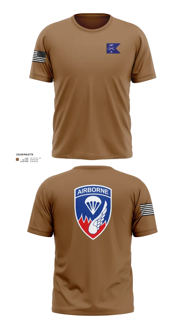 Old School Cotton Feel Shirt, 187 infantry, , Teamtime, Team time, sublimation, custom sports apparel, team uniforms, spirit wear, spiritwear, sports uniforms, custom shirts, team store, custom team store, fundraiser sports, apparel fundraiser