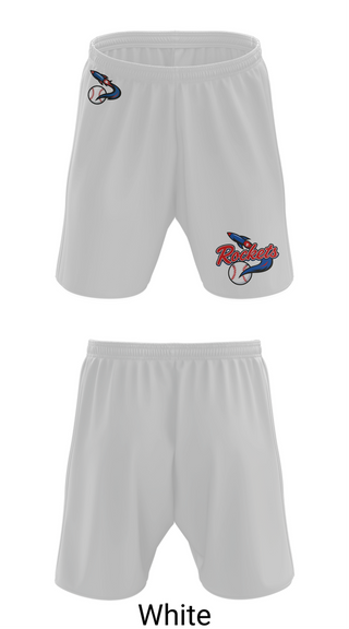 Athletic Shorts With Pockets, Space Coast Rockets, Baseball, Teamtime, Team time, sublimation, custom sports apparel, team uniforms, spirit wear, spiritwear, sports uniforms, custom shirts, team store, custom team store, fundraiser sports, apparel fundraiser