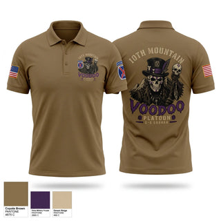 Short Sleeve Performance Polo, Voodoo Platoon, Army, Teamtime, Team time, sublimation, custom sports apparel, team uniforms, spirit wear, spiritwear, sports uniforms, custom shirts, team store, custom team store, fundraiser sports, apparel fundraiser