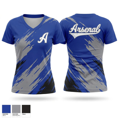 Alaska Arsenal 67496754 Women's Short Sleeve V-neck Shirt - 1