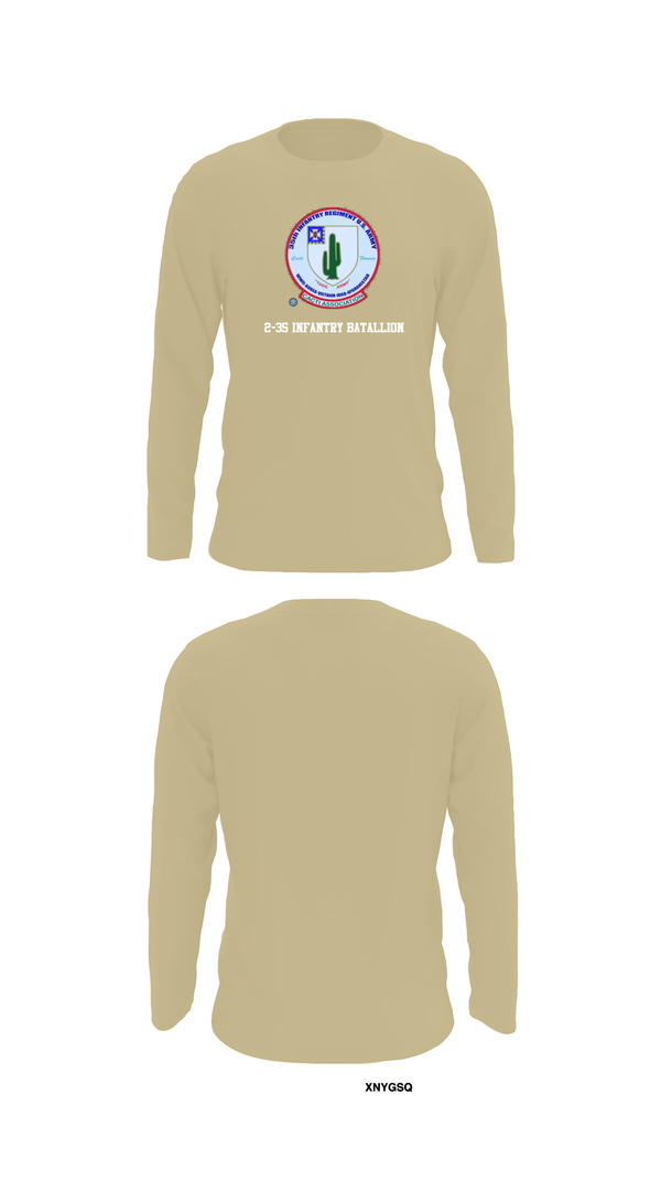 Long Sleeve Performance Shirt, 2-35 Infantry Batallion, , Teamtime, Team time, sublimation, custom sports apparel, team uniforms, spirit wear, spiritwear, sports uniforms, custom shirts, team store, custom team store, fundraiser sports, apparel fundraiser