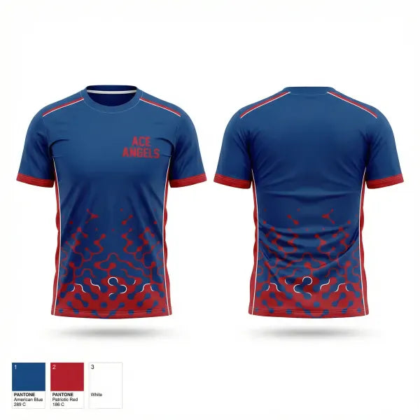 Soft Poly Tee Cotton Like Feel, Ace Angels, Women's Volleyball, Teamtime, Team time, sublimation, custom sports apparel, team uniforms, spirit wear, spiritwear, sports uniforms, custom shirts, team store, custom team store, fundraiser sports, apparel fundraiser