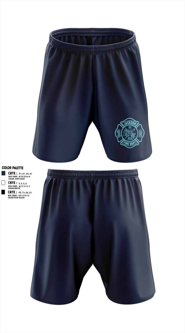 Athletic Shorts With Pockets, Jackson Fire Department, Fire Department, Teamtime, Team time, sublimation, custom sports apparel, team uniforms, spirit wear, spiritwear, sports uniforms, custom shirts, team store, custom team store, fundraiser sports, apparel fundraiser