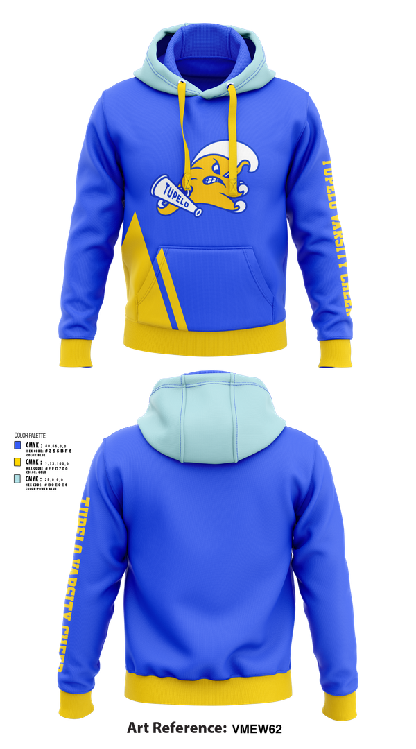 Hoodie, Tupelo Varsity Cheer, Cheer, Teamtime, Team time, sublimation, custom sports apparel, team uniforms, spirit wear, spiritwear, sports uniforms, custom shirts, team store, custom team store, fundraiser sports, apparel fundraiser