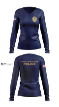 Criminal Investigations Women's Long Sleeve V-neck Shirt - 5