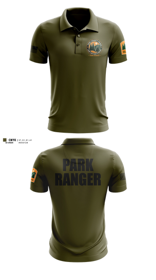 Short Sleeve Performance Polo, York County Park Ranger Division, Police, Teamtime, Team time, sublimation, custom sports apparel, team uniforms, spirit wear, spiritwear, sports uniforms, custom shirts, team store, custom team store, fundraiser sports, apparel fundraiser