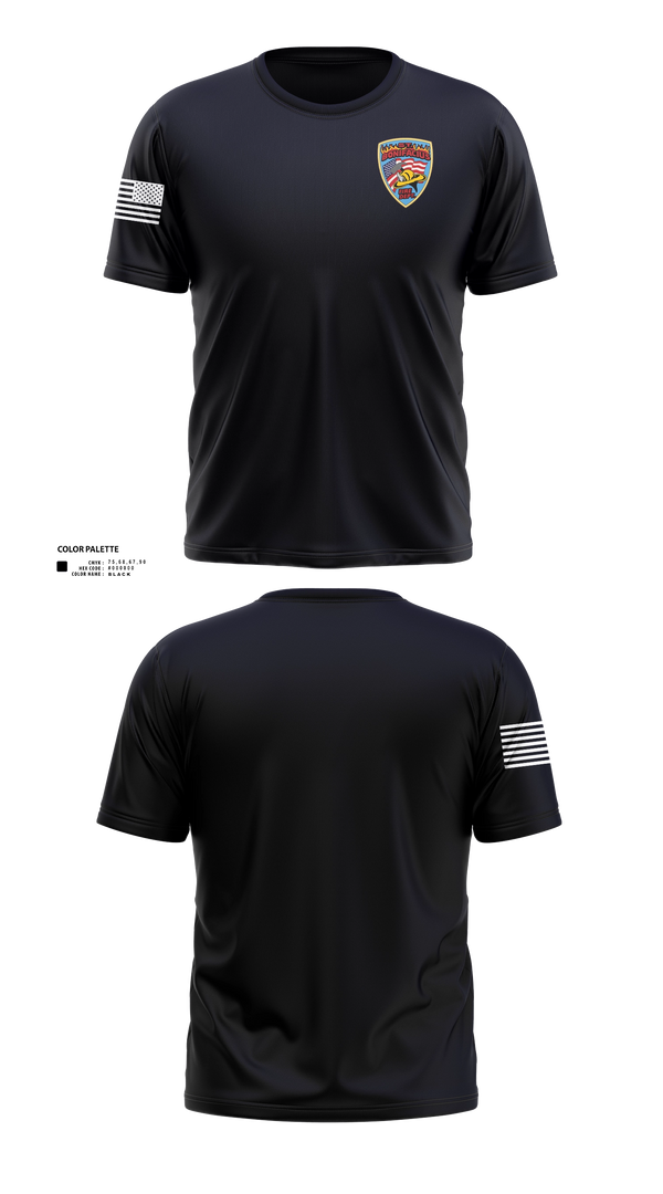 Old School Cotton Feel Shirt, St. Boni, Fire Department, Teamtime, Team time, sublimation, custom sports apparel, team uniforms, spirit wear, spiritwear, sports uniforms, custom shirts, team store, custom team store, fundraiser sports, apparel fundraiser