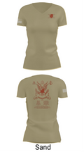2nd Battalion 222nd Field Artillery 79682132 Women's Short Sleeve V-neck Shirt - 88