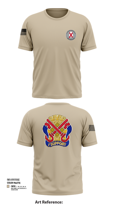 122nd Special Troop Command 82504927 Short Sleeve Performance Shirt - 22