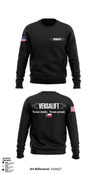 Crew Neck Sweatshirt, Versalift, , Teamtime, Team time, sublimation, custom sports apparel, team uniforms, spirit wear, spiritwear, sports uniforms, custom shirts, team store, custom team store, fundraiser sports, apparel fundraiser