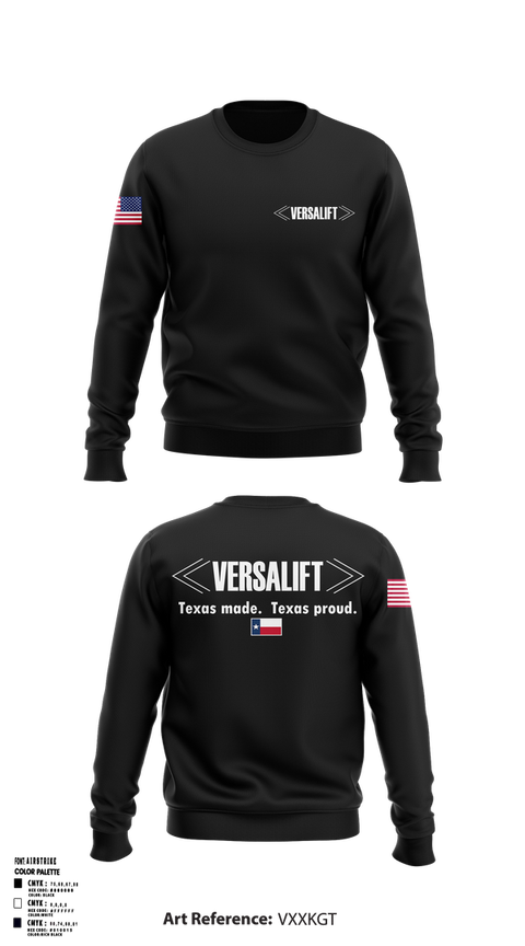 Crew Neck Sweatshirt, Versalift, , Teamtime, Team time, sublimation, custom sports apparel, team uniforms, spirit wear, spiritwear, sports uniforms, custom shirts, team store, custom team store, fundraiser sports, apparel fundraiser