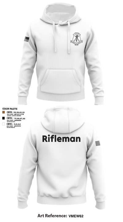 Pershing Rifles 79066987 Hoodie - 2
