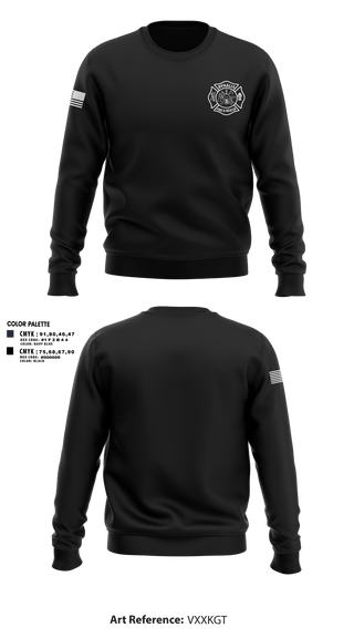 Crew Neck Sweatshirt, Byhalia Fire and Rescue, Fire Department, Teamtime, Team time, sublimation, custom sports apparel, team uniforms, spirit wear, spiritwear, sports uniforms, custom shirts, team store, custom team store, fundraiser sports, apparel fundraiser