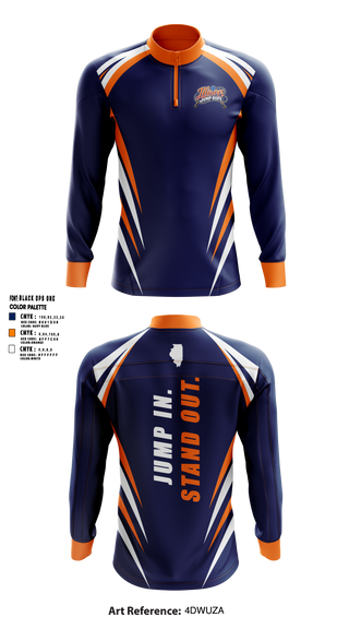 Quarter Zip Jacket, Illinois Jump Rope, Spirit Store, Teamtime, Team time, sublimation, custom sports apparel, team uniforms, spirit wear, spiritwear, sports uniforms, custom shirts, team store, custom team store, fundraiser sports, apparel fundraiser