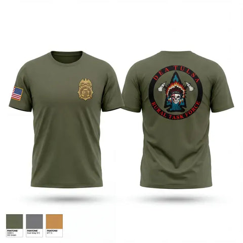 Old School Cotton Feel Shirt, Tulsa Rural Task Force, Police, Teamtime, Team time, sublimation, custom sports apparel, team uniforms, spirit wear, spiritwear, sports uniforms, custom shirts, team store, custom team store, fundraiser sports, apparel fundraiser