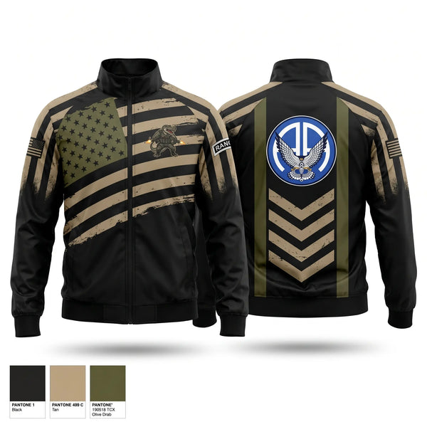 Windbreaker, A Co 2-325 AIR, Army, Teamtime, Team time, sublimation, custom sports apparel, team uniforms, spirit wear, spiritwear, sports uniforms, custom shirts, team store, custom team store, fundraiser sports, apparel fundraiser