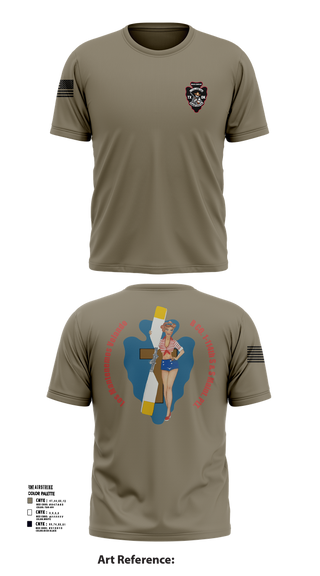 Short Sleeve Performance Shirt, B Co. 1/114th S&S, , Teamtime, Team time, sublimation, custom sports apparel, team uniforms, spirit wear, spiritwear, sports uniforms, custom shirts, team store, custom team store, fundraiser sports, apparel fundraiser