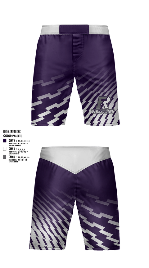 Fight Shorts, Fremont Ross Wrestling, Wrestling, Teamtime, Team time, sublimation, custom sports apparel, team uniforms, spirit wear, spiritwear, sports uniforms, custom shirts, team store, custom team store, fundraiser sports, apparel fundraiser