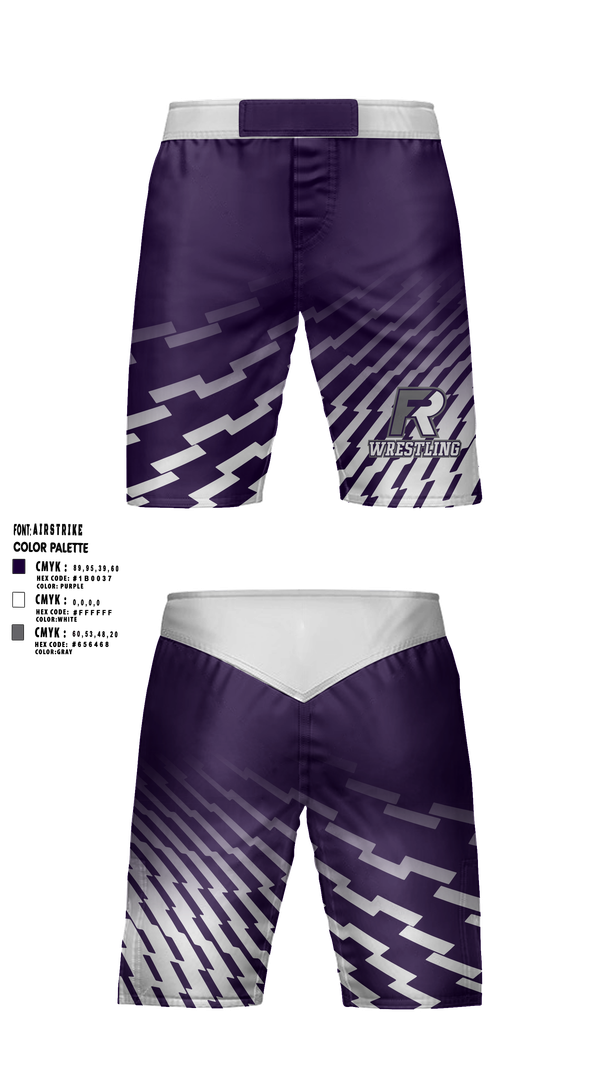 Fight Shorts, Fremont Ross Wrestling, Wrestling, Teamtime, Team time, sublimation, custom sports apparel, team uniforms, spirit wear, spiritwear, sports uniforms, custom shirts, team store, custom team store, fundraiser sports, apparel fundraiser