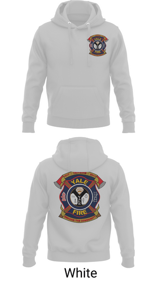 Hoodie, Yale Fire Department, Fire Department, Teamtime, Team time, sublimation, custom sports apparel, team uniforms, spirit wear, spiritwear, sports uniforms, custom shirts, team store, custom team store, fundraiser sports, apparel fundraiser