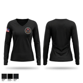 Womens Long Sleeve Vneck Shirt, Southwest Kansas Critical Response Team, Police, Teamtime, Team time, sublimation, custom sports apparel, team uniforms, spirit wear, spiritwear, sports uniforms, custom shirts, team store, custom team store, fundraiser sports, apparel fundraiser