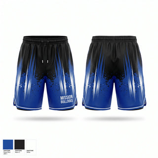 Track Shorts, Mission Bulldogs, Cross Country, Teamtime, Team time, sublimation, custom sports apparel, team uniforms, spirit wear, spiritwear, sports uniforms, custom shirts, team store, custom team store, fundraiser sports, apparel fundraiser