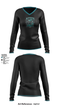 Mendota Aztecs 94033090 Women's Long Sleeve V-neck Shirt - 11