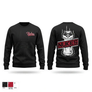 Crew Neck Sweatshirt, Nukes, Baseball, Teamtime, Team time, sublimation, custom sports apparel, team uniforms, spirit wear, spiritwear, sports uniforms, custom shirts, team store, custom team store, fundraiser sports, apparel fundraiser