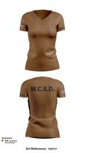 Washington County Sheriff’s Office 57836591 Women's Short Sleeve V-neck Shirt - 22