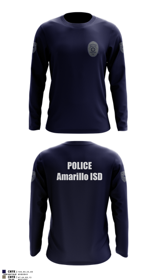 Long Sleeve Performance Shirt, Amarillo ISD Police, Police, Teamtime, Team time, sublimation, custom sports apparel, team uniforms, spirit wear, spiritwear, sports uniforms, custom shirts, team store, custom team store, fundraiser sports, apparel fundraiser