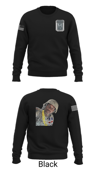 Crew Neck Sweatshirt, AT PLT Dog CO 1-503, Army, Teamtime, Team time, sublimation, custom sports apparel, team uniforms, spirit wear, spiritwear, sports uniforms, custom shirts, team store, custom team store, fundraiser sports, apparel fundraiser