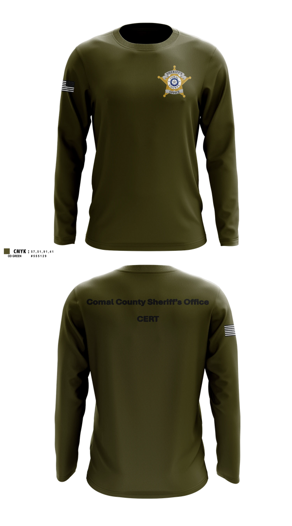 Long Sleeve Performance Shirt, Comal County Sheriff’s Office, Police, Teamtime, Team time, sublimation, custom sports apparel, team uniforms, spirit wear, spiritwear, sports uniforms, custom shirts, team store, custom team store, fundraiser sports, apparel fundraiser