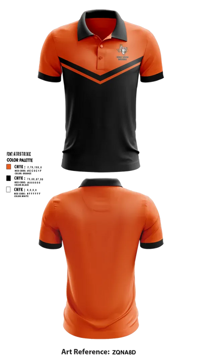 Honey Grove Baseball 79454883 Short Sleeve Performance Polo - 2