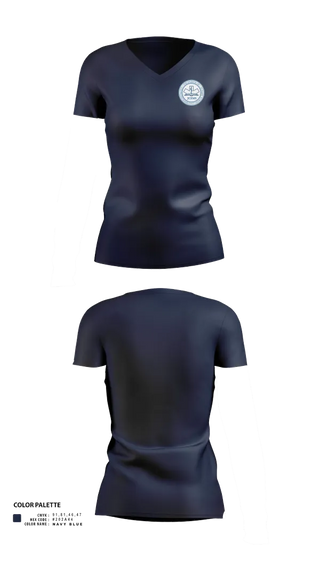 Womens Short Sleeve Vneck Shirt, Journal of Collegiate Emergency Medical Services, , Teamtime, Team time, sublimation, custom sports apparel, team uniforms, spirit wear, spiritwear, sports uniforms, custom shirts, team store, custom team store, fundraiser sports, apparel fundraiser