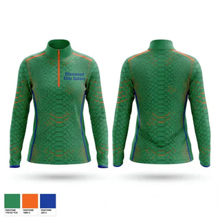 Quarter Zip Jacket, Ellenwood Elite Gators, , Teamtime, Team time, sublimation, custom sports apparel, team uniforms, spirit wear, spiritwear, sports uniforms, custom shirts, team store, custom team store, fundraiser sports, apparel fundraiser