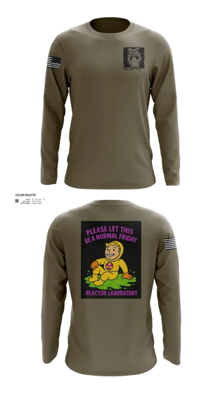 Long Sleeve Performance Shirt, USS Jefferson City SSN-759 Reactor Labratory, Navy, Teamtime, Team time, sublimation, custom sports apparel, team uniforms, spirit wear, spiritwear, sports uniforms, custom shirts, team store, custom team store, fundraiser sports, apparel fundraiser