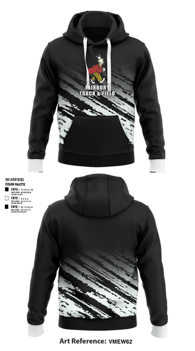 Fairbury Jeffs Track & Field 4428819 Hoodie - 2