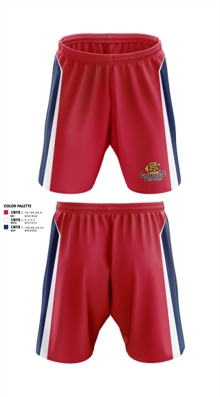Athletic Shorts With Pockets, Clarksville Wildcats, Men's Lacrosse, Teamtime, Team time, sublimation, custom sports apparel, team uniforms, spirit wear, spiritwear, sports uniforms, custom shirts, team store, custom team store, fundraiser sports, apparel fundraiser