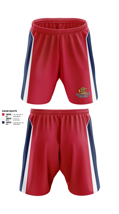 Clarksville Wildcats Athletic Shorts With Pockets - 2