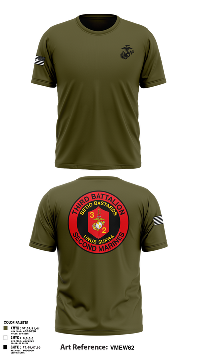 2d Reg 53277389 Short Sleeve Performance Shirt - 5
