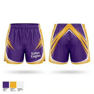 Track Shorts, Eaton Eagles, Cross Country, Teamtime, Team time, sublimation, custom sports apparel, team uniforms, spirit wear, spiritwear, sports uniforms, custom shirts, team store, custom team store, fundraiser sports, apparel fundraiser