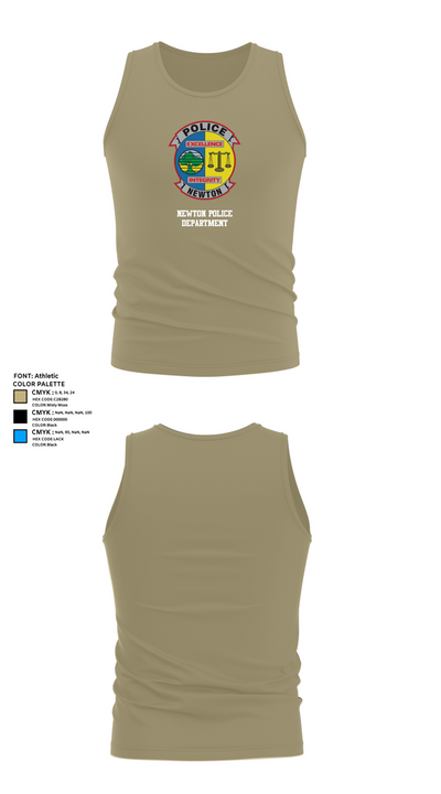 Newton Police Department 7766110 Tank Top - 94