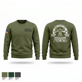 Crew Neck Sweatshirt, Austell police, Police, Teamtime, Team time, sublimation, custom sports apparel, team uniforms, spirit wear, spiritwear, sports uniforms, custom shirts, team store, custom team store, fundraiser sports, apparel fundraiser