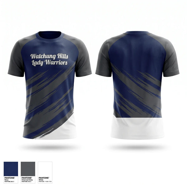 Soft Poly Tee Cotton Like Feel, Watchung Hills Lady Warriors, Softball, Teamtime, Team time, sublimation, custom sports apparel, team uniforms, spirit wear, spiritwear, sports uniforms, custom shirts, team store, custom team store, fundraiser sports, apparel fundraiser