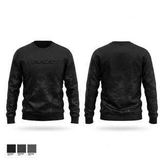 Crew Neck Sweatshirt, lunacats, , Teamtime, Team time, sublimation, custom sports apparel, team uniforms, spirit wear, spiritwear, sports uniforms, custom shirts, team store, custom team store, fundraiser sports, apparel fundraiser